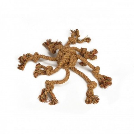 Beeztees corda intrecciata a forma di polpo octopus giocattolo per cane