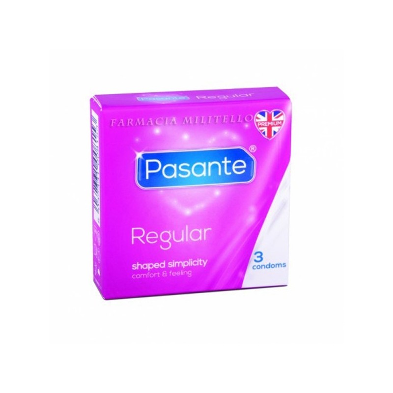 Pasante Regular 3 Pz - Preservativi classici
