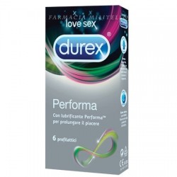 Durex Performa - Preservativi ritardanti 6 Pezzi
