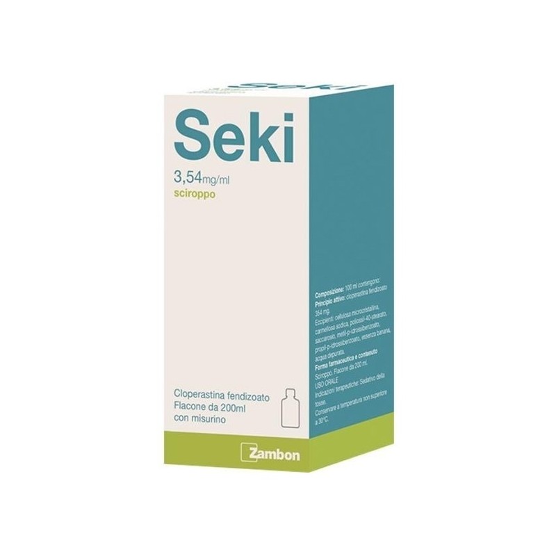Seki Sciroppo - Sedativo Tosse Secca 1 Flacone 200 ml