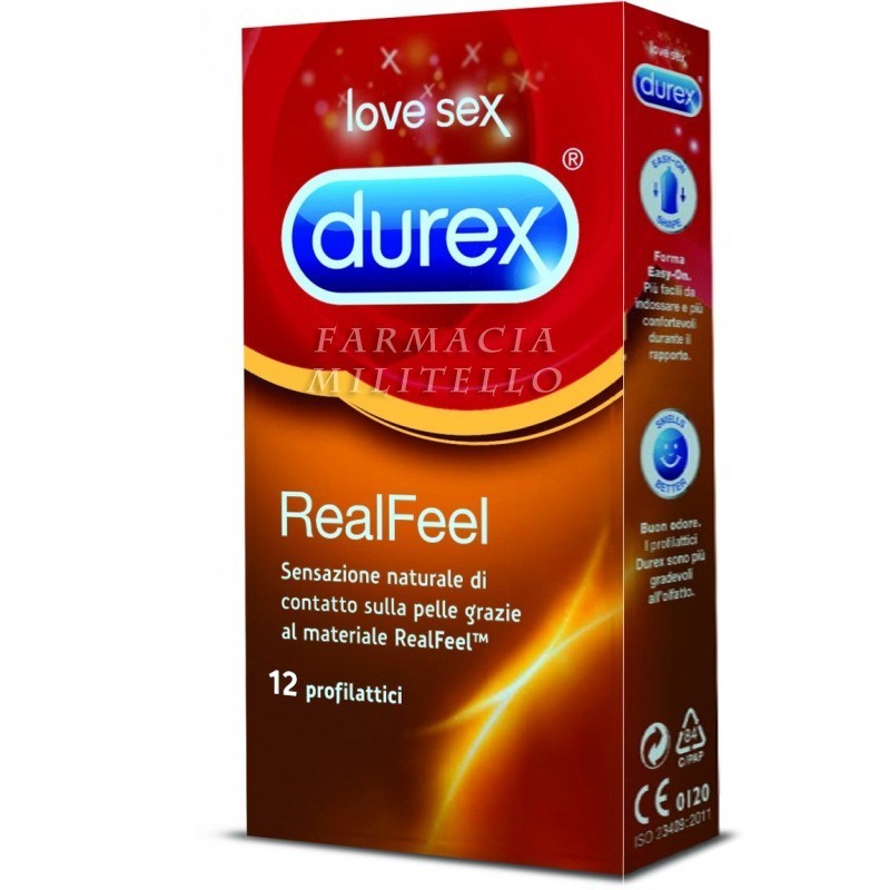 Durex Real Feel Ultra Sensibili Anallergici - 12 Pezzi