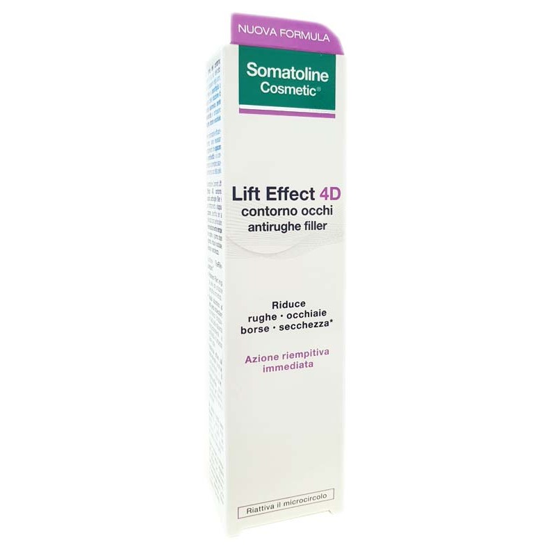 Somatoline Lift Effect 4d antirughe filler contorno occhi