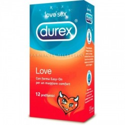 Durex Love Preservativi Normali - 12 Pezzi
