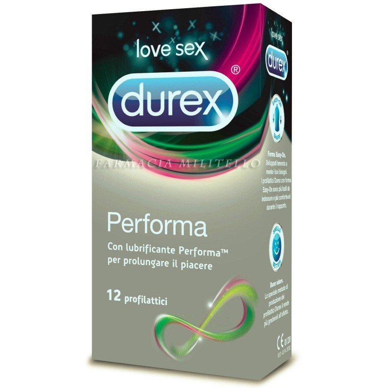 Durex Placer Prolungado - Preservativi ritardanti 12 Pezzi